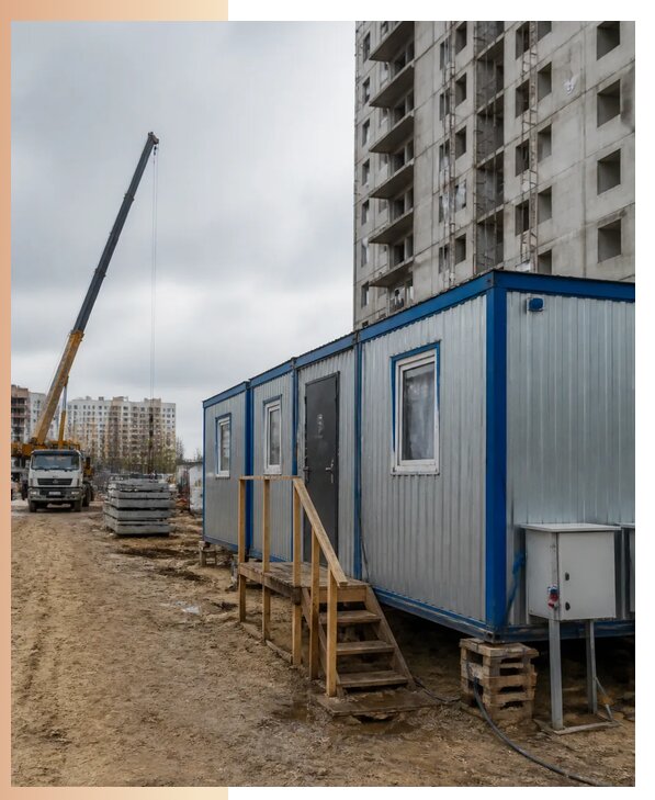 Аренда строительных вагончиков для рабочих в Норильске